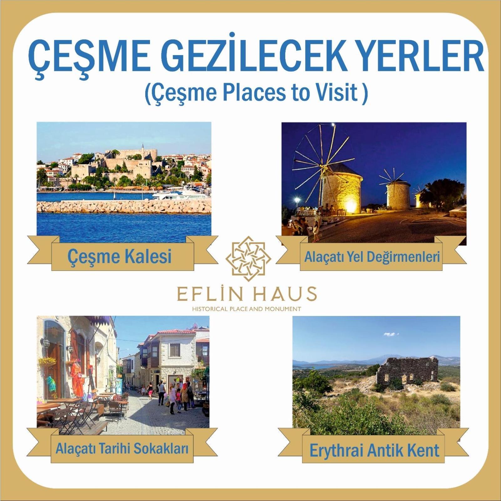 Eflin Haus Historical Place & Monument Çeşme المظهر الخارجي الصورة